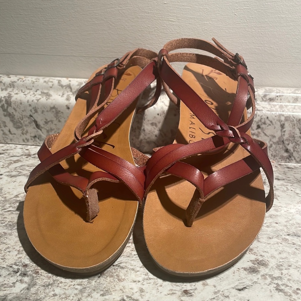 Blowfish Strap Sandals- Brown Size 9